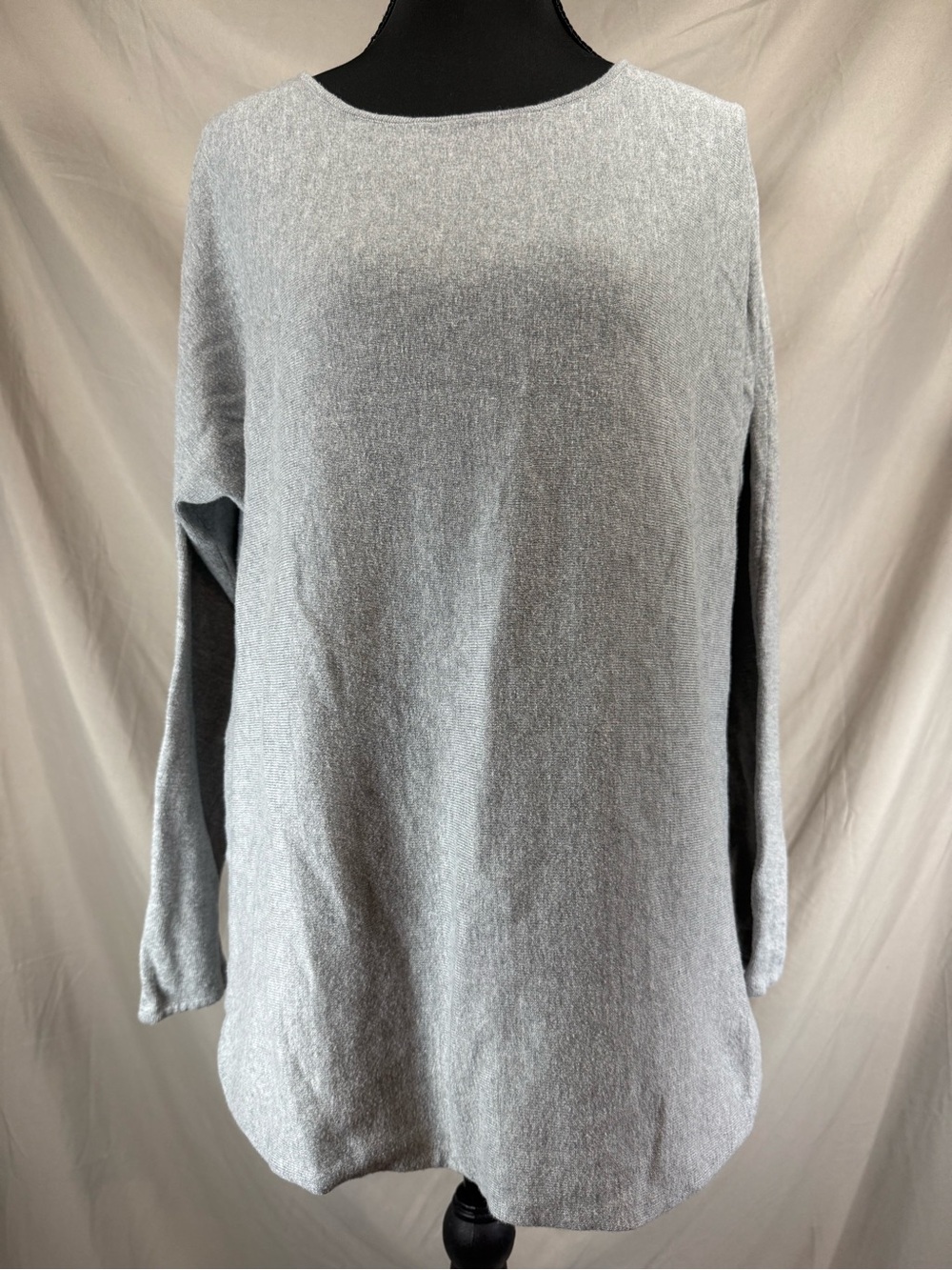 Michael Kors Lightweight‎ Tunic Sweater - Gray - Large